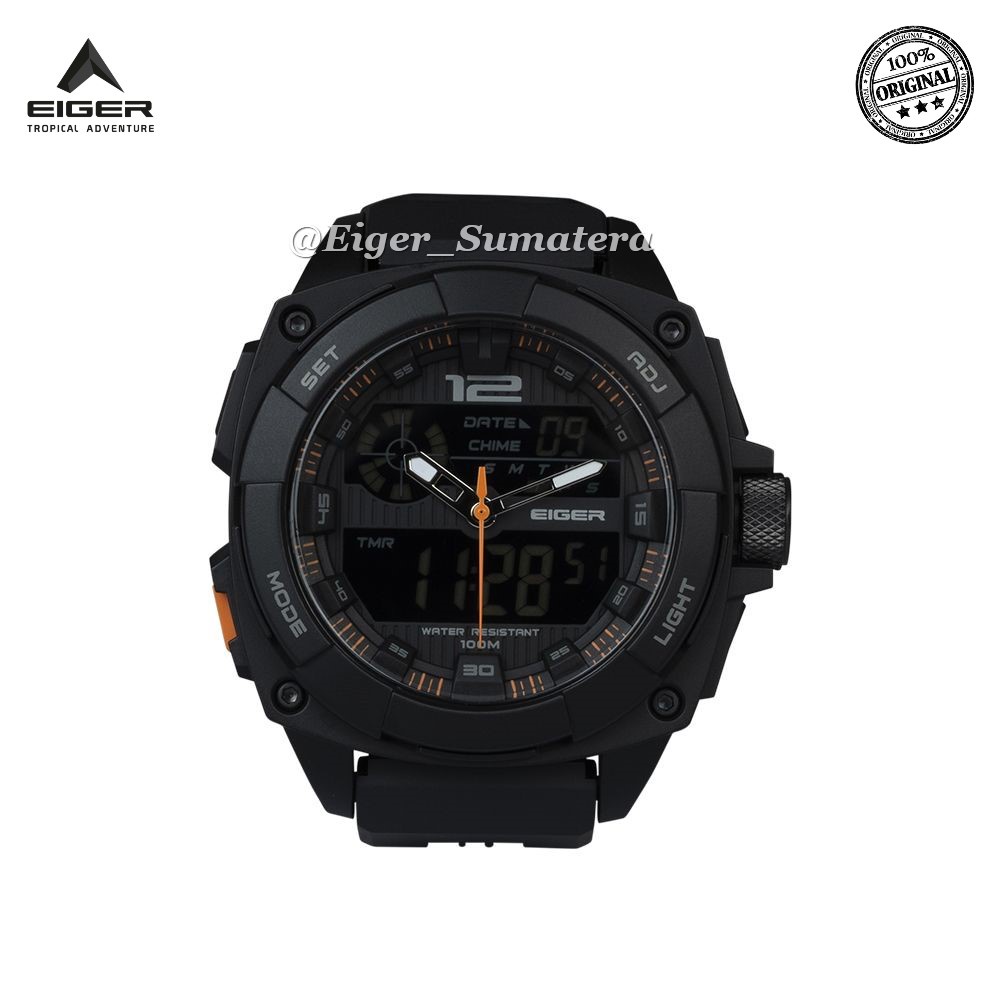 Eiger001 Jam Antero, Black 5444 | Jam Tangan Pria Tahan Air