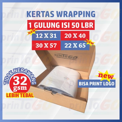 

KERTAS TISU PACKING / KERTAS PACKING OLSHOP 1GULUNG 50LEMBAR