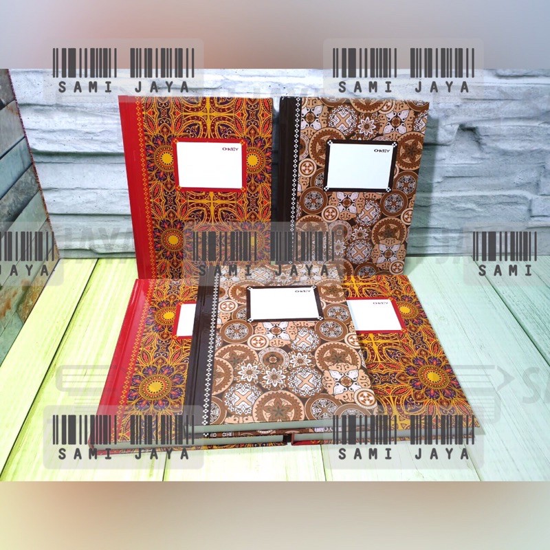

Buku Hardcover Quarto Kwarto Okey 100 Lembar