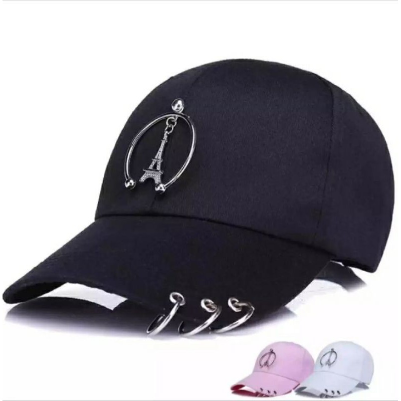 topi Cincin gantungan / topi baseball cincin / topi anting / topi korea