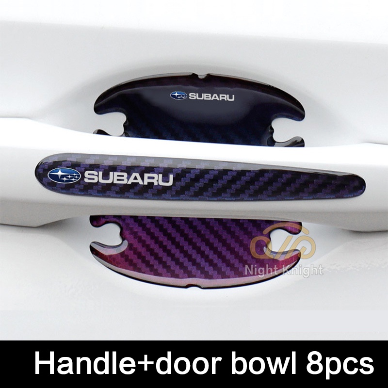 Stiker Handle Pintu Mobil Motif Serat Karbon Untuk Subaru Legacy Outback Forester Impreza Wrx Brz Subaru Xv