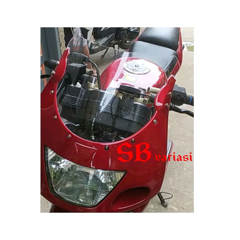 visor windhsield bening model ori ninja rr lama rr old