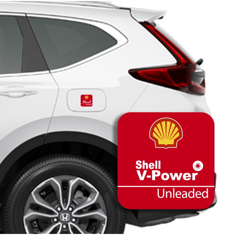 Stiker SHELL sticker SHELL V-POWER UNLEAD