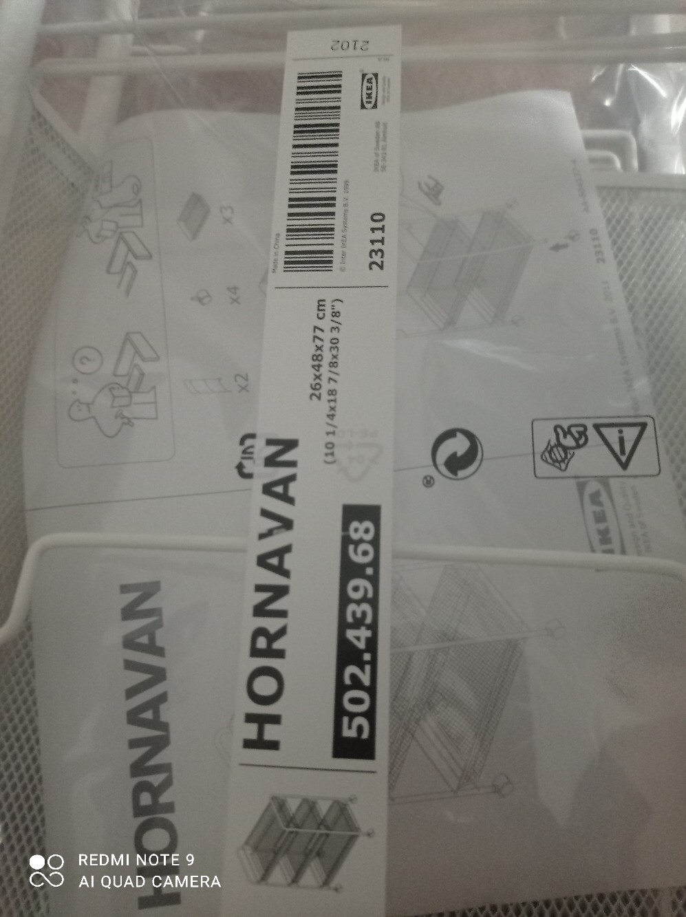 Sikhornavan Troli, 26x48x77 Cm