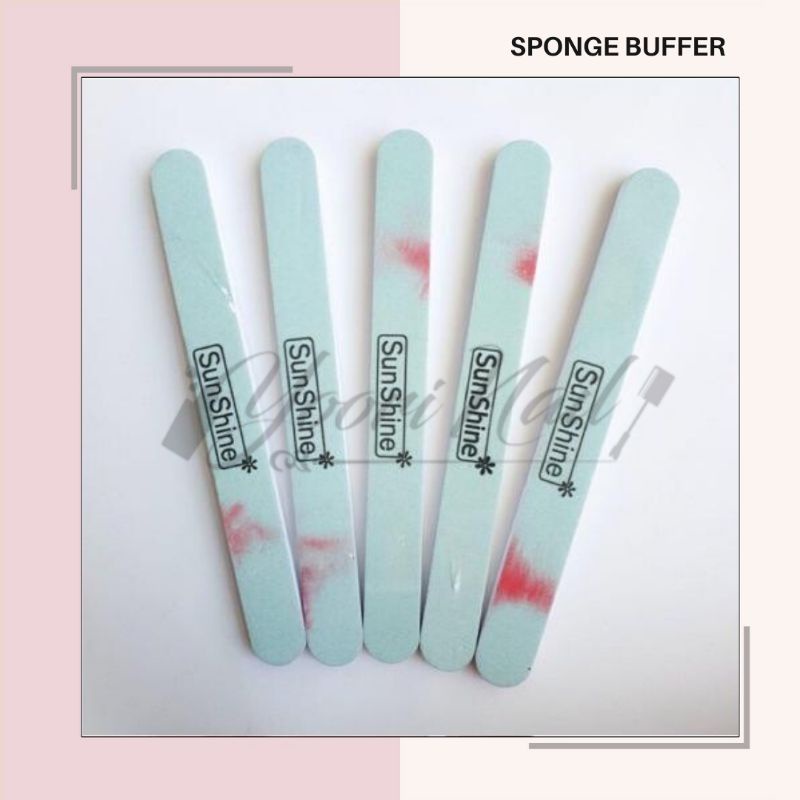 Sponge Buffer buffer halus pengilap kuku shining
