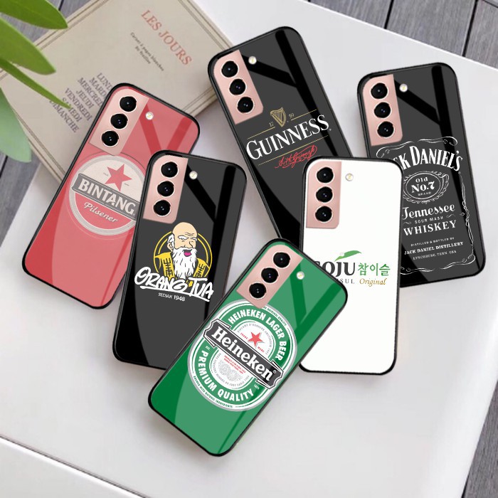 Softcase Kaca [M167] SAMSUNG S21 5G - Softcase Glass - Kesing Kaca - Mirror Case - Case Kaca SAMSUNG