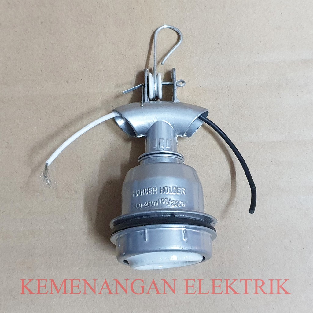 FITTING GANTUNG BESI WD E27 / FITING KERAMIK WD E27 / FITTING LAMPU JALAN