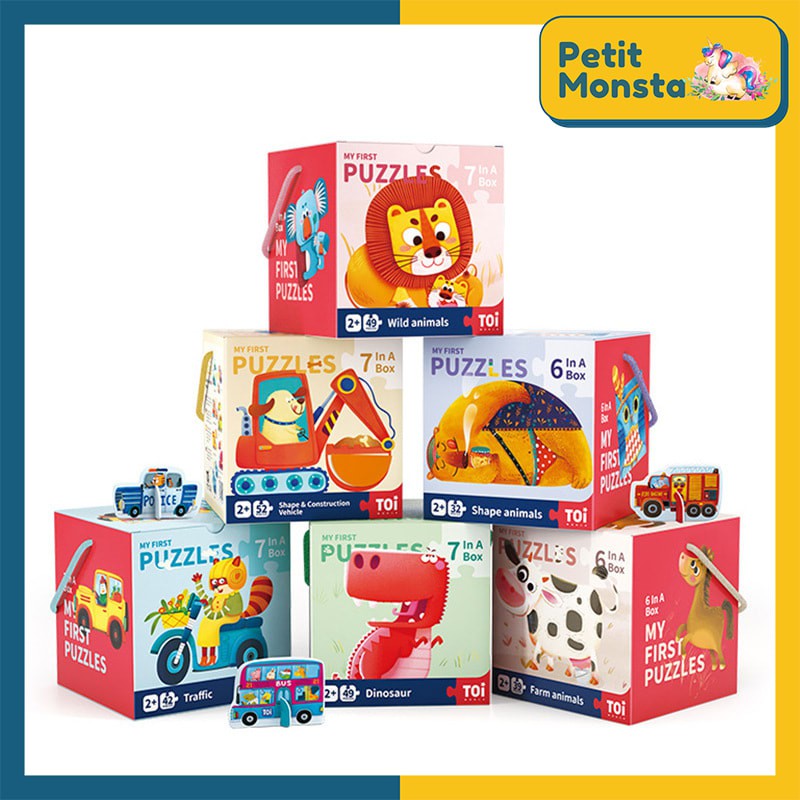 TOI My First Puzzle - Premium Jigsaw Puzzle 1-3 Tahun - Mainan Edukasi Anak