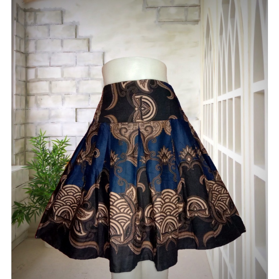 Rok Batik Wanita Kekinian Bahan Katun Halus