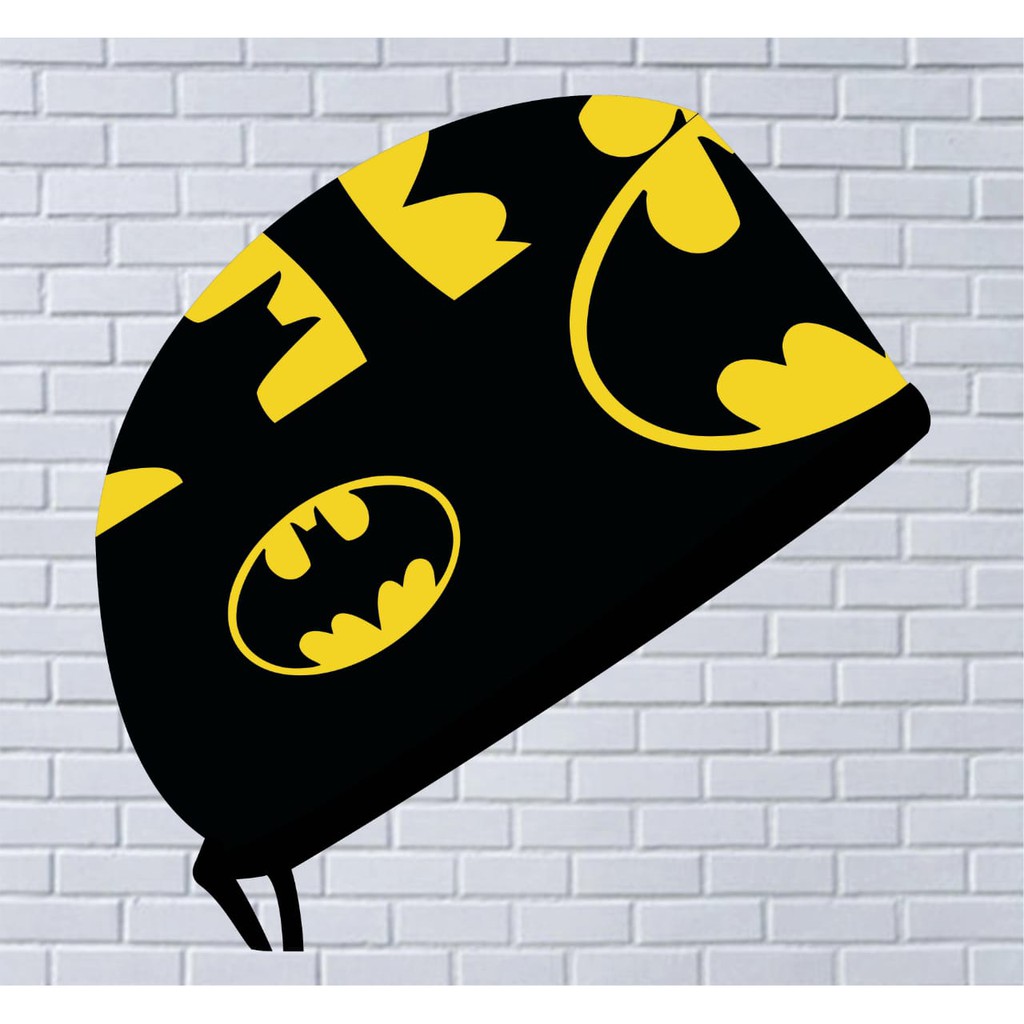 Topi Medis / Scrub Hat / Surgical Cap Printing Motif Batman