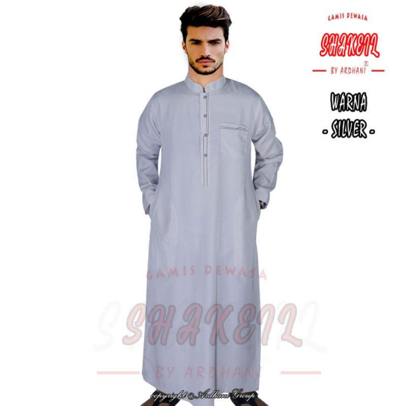 Baju Gamis Laki Laki Dewasa Jubah Pria Dewasa Shakeil By Aurora