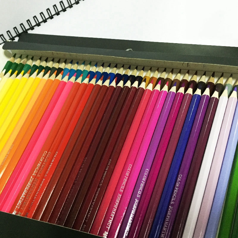 Set Pensil Warna Cat Minyak 12 / 24 / 36 / 48 Warna Untuk Melukis