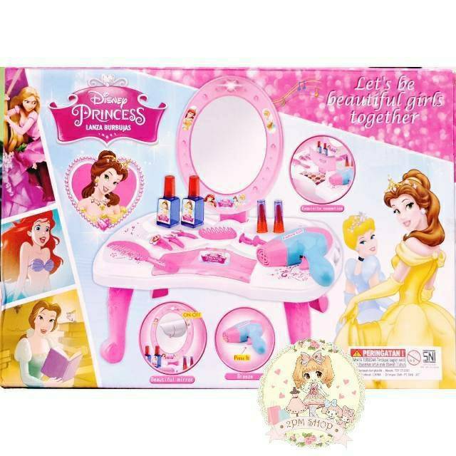 DRESSER CERMIN MEJA RIAS BARBIE PRINCESS LOL SURPRISE 