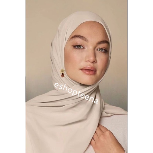 A10 anting hijab juntai bunga double susun warna_anting jilbab