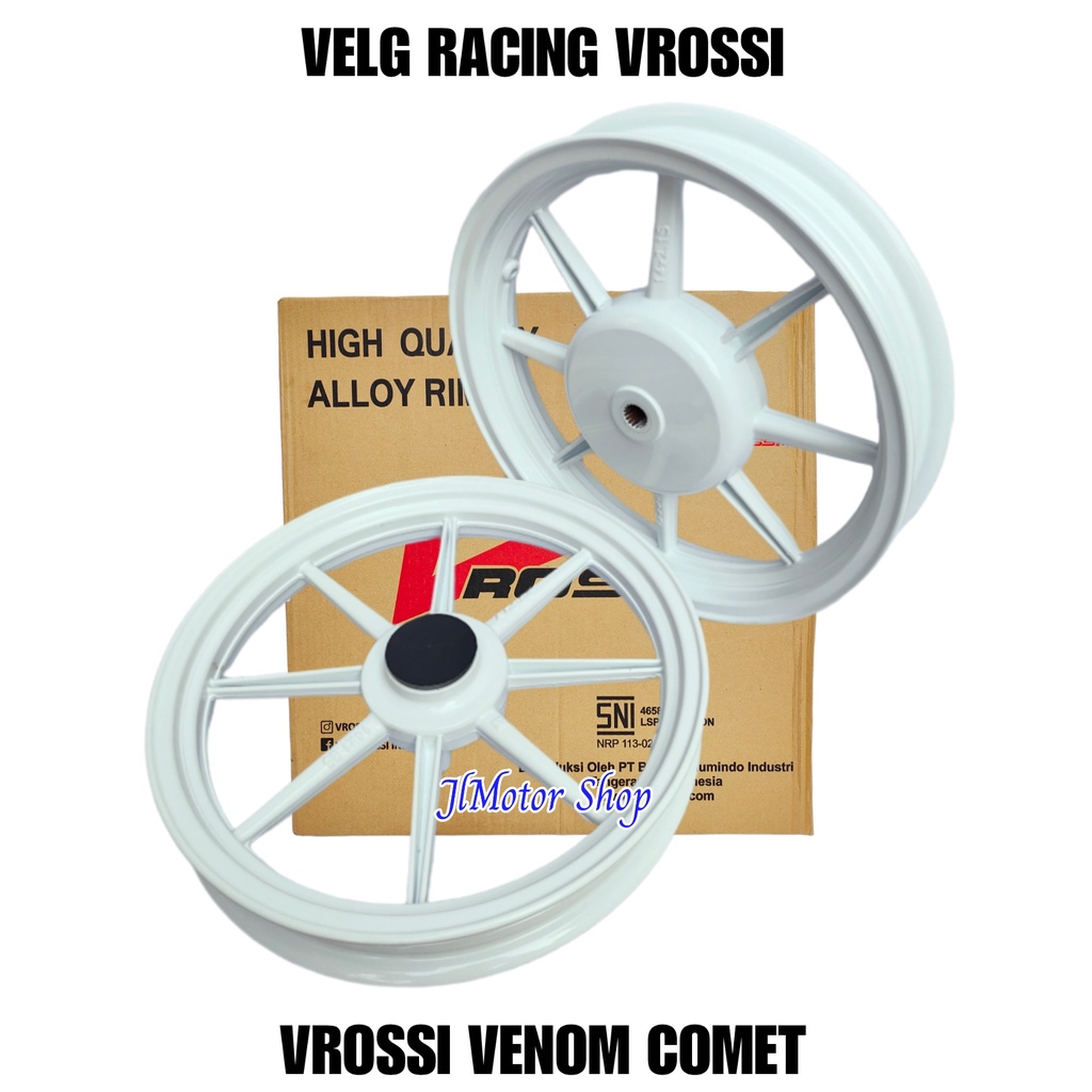 PELEK VELG RACING VROSSI V ROSSI BEAT SCOOPY GENIO VARIO 110 125 150 160 MIO J MIO GT SOUL GT FINO MIO J XRIDE MIO M3 Z FREEGO MIO GEAR XEON Dll