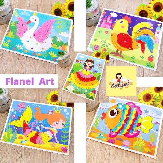 

Big Sale Ketrampilan Anak Flanel Art Tempel Big Sale