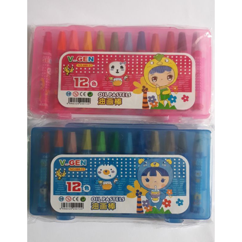 

CRAYON/KRAYON/OIL PASTEL 12 WARNA