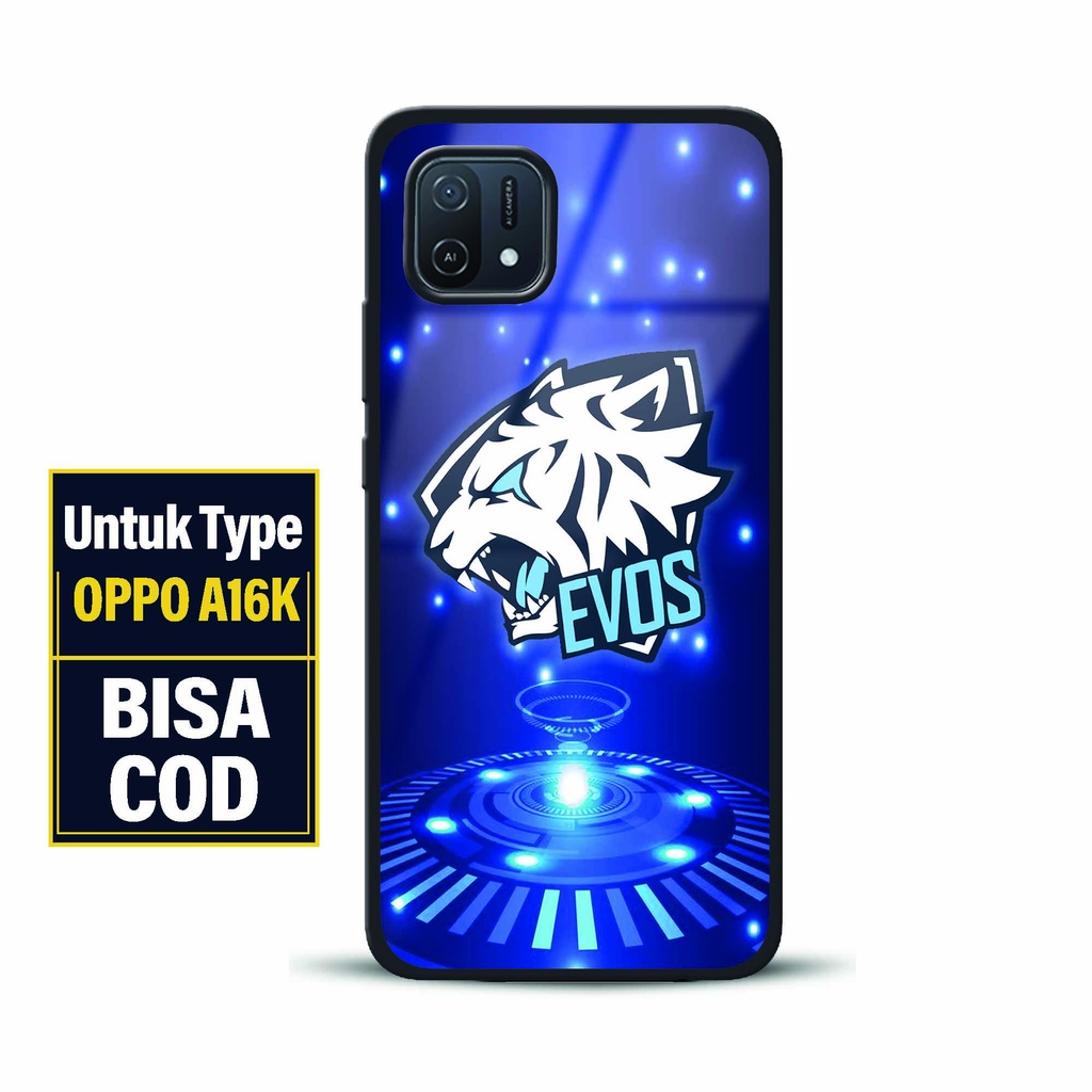 Softcase Glass Kaca A16K / A16E  [ Aesth Game ] Casing OPPO A16K / A16E Terbaru Camera Protect Casin