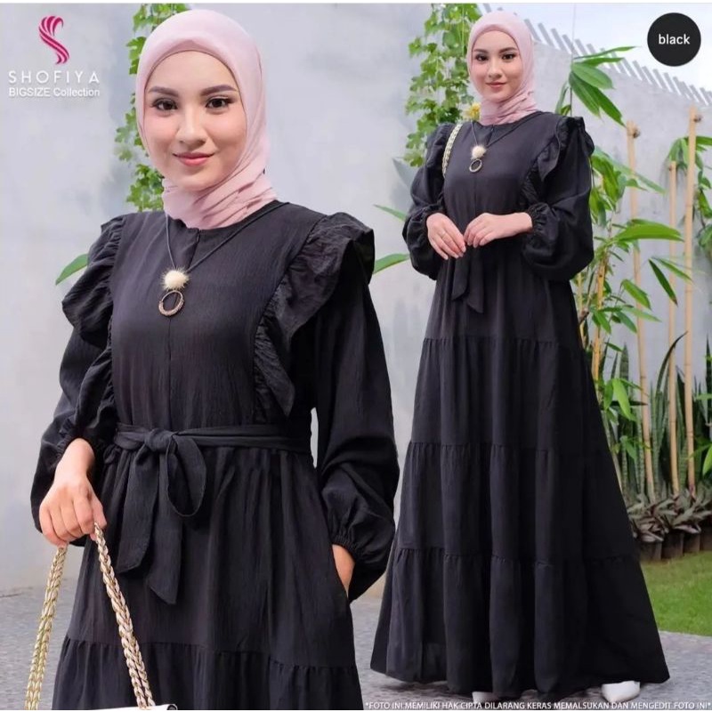 AYUNDA DRESS CRINKCLE AIR BLOW / BAJU CEWEK KEKINIAN 2022/PAKAIAN MUSLIM TERLARIS2022 BAHAN CRINKLE AIR FLOW TERMUARAH/ FASHION MUSLIMAH 2022 / GAMIS WANITA TERBARU