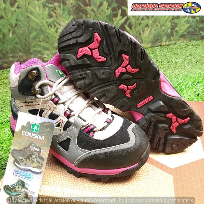 HOT SALE SEPATU GUNUNG CONSINA ALPINE WOMEN GREY HOT SALE SEPATU GUNUNG CONSINA ALPINE WOMEN GREY