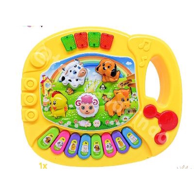 Mainan Anak - Mainan Musik Piano - Mainan Piano Anak - Piano Animal - Piano Suara Hewan - Mainan Mur