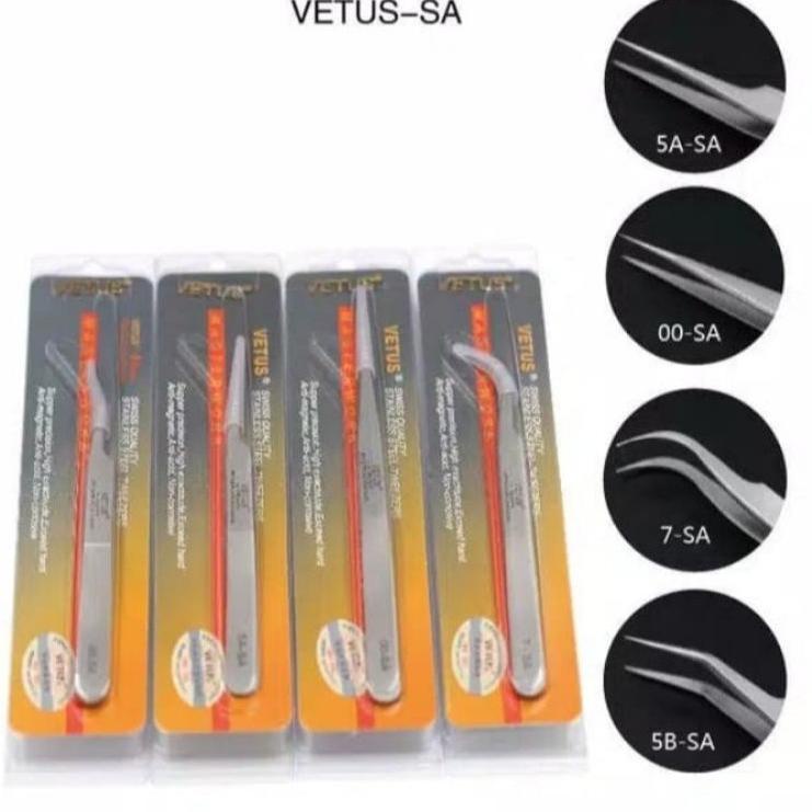 PINSET VETUS ORIGINAL PINSET LURUS BENGKOK PINSET VOLUME VETUS ORIGINAL