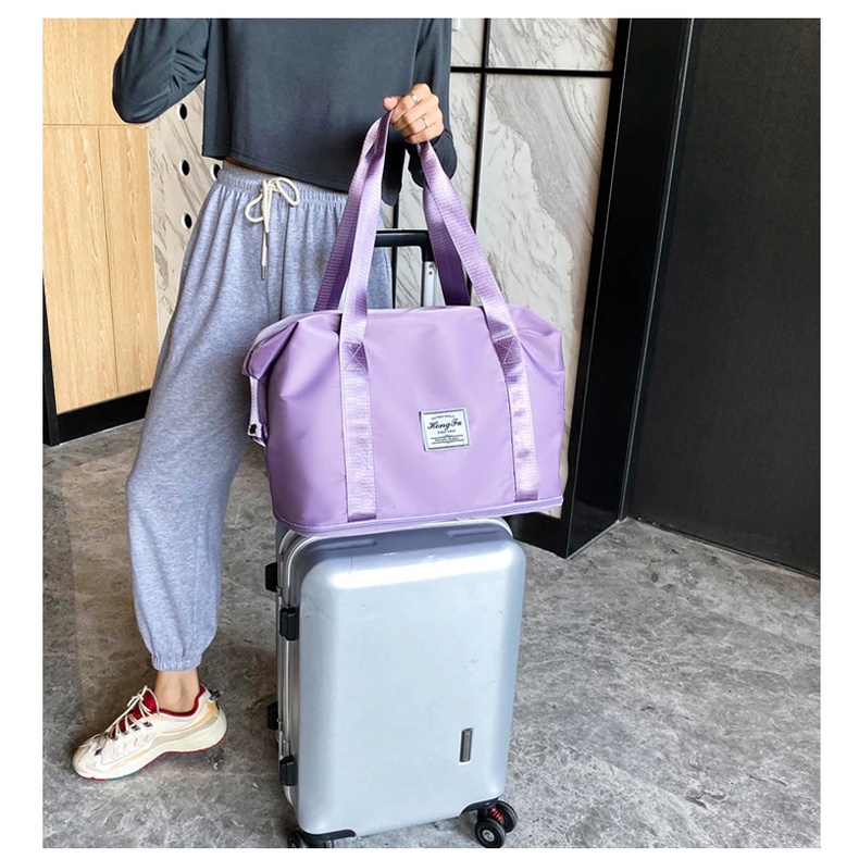 Tas Tote Bag Gym Bag Wanita Import Tas Selempang  Pink Tas tamasya tas piknik berenang senam / tas fitness / tas tote / tas selempang  / tas wanita / tas selempang wanita / tas bandara / tas airport / tas pergi / tas besar wanita