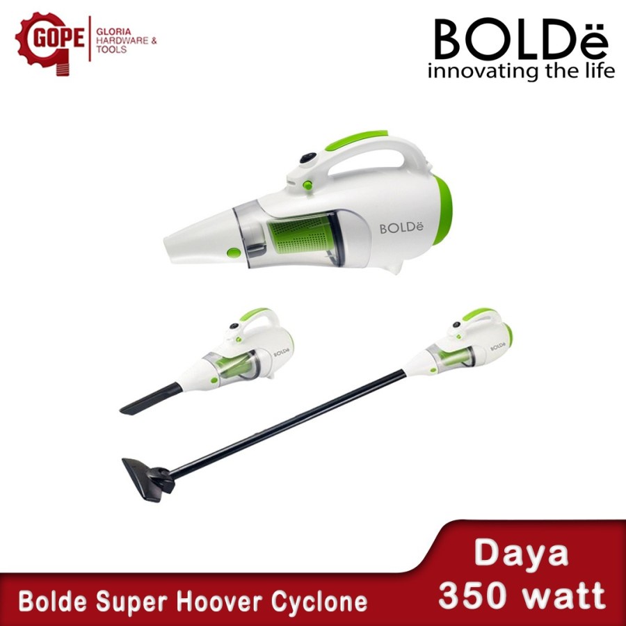 BOLDE SUPER HOOVER CYCLONE SERIES VACUUM &amp; BLOW - Biru/hijau