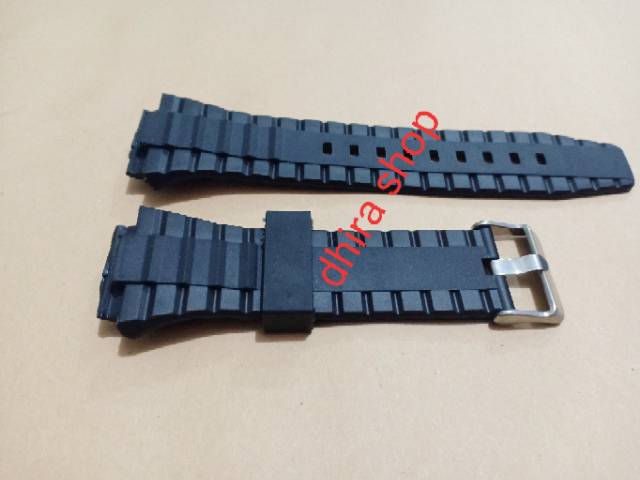 NEW STRAP TALI JAM JAM TANGAN Q&amp;Q M127 RABBER STRAP QQ JUAL TALI JAM QQ