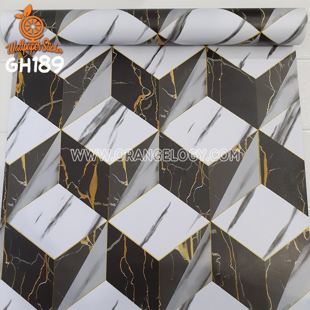 Wallpaper dinding bermotif New Arrivals wallpaper dinding kamar tidur Ukuran 45Cm X 10meter wallpaper dinding 3d murah & berkualitas-GH189