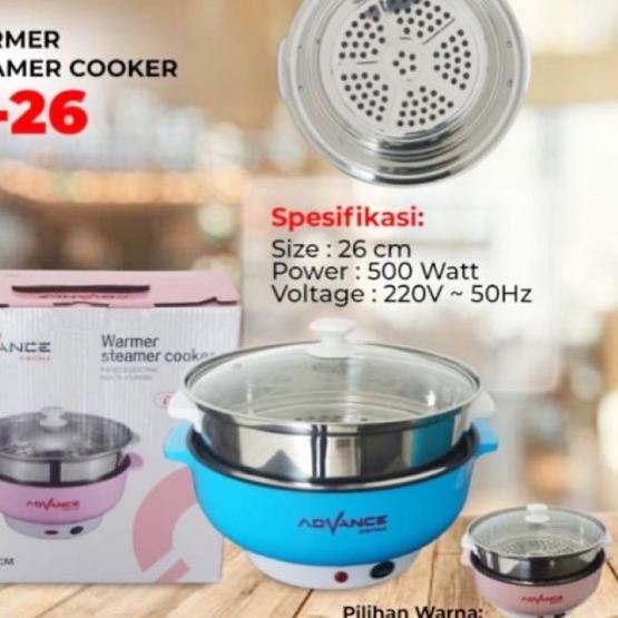 ✨ Panci Listrik Serbaguna Besar Advance C26 C 26 C-26 Diameter 26cm #tiktoktrend