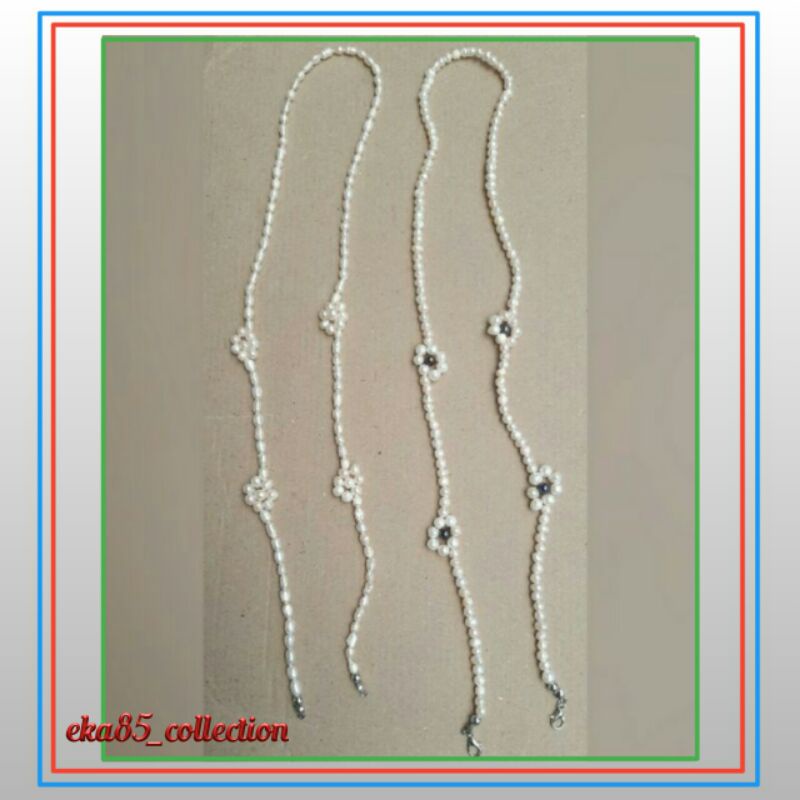 kalung masker mutiara asli air tawar