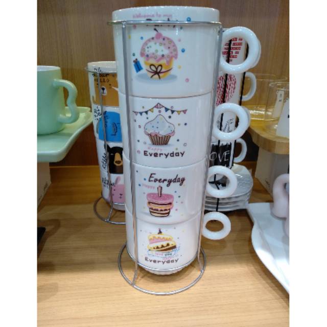 Gelas set 4