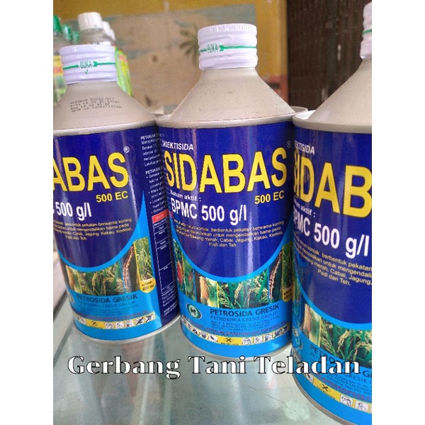 SIDABAS - Sidabas - Insektisida Sidabas 500 EC - Insektisida BPMC 500 g/l - Racun Hama Ulat da Weren
