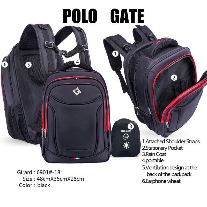 Tas ransel jumbo import polo Gate original