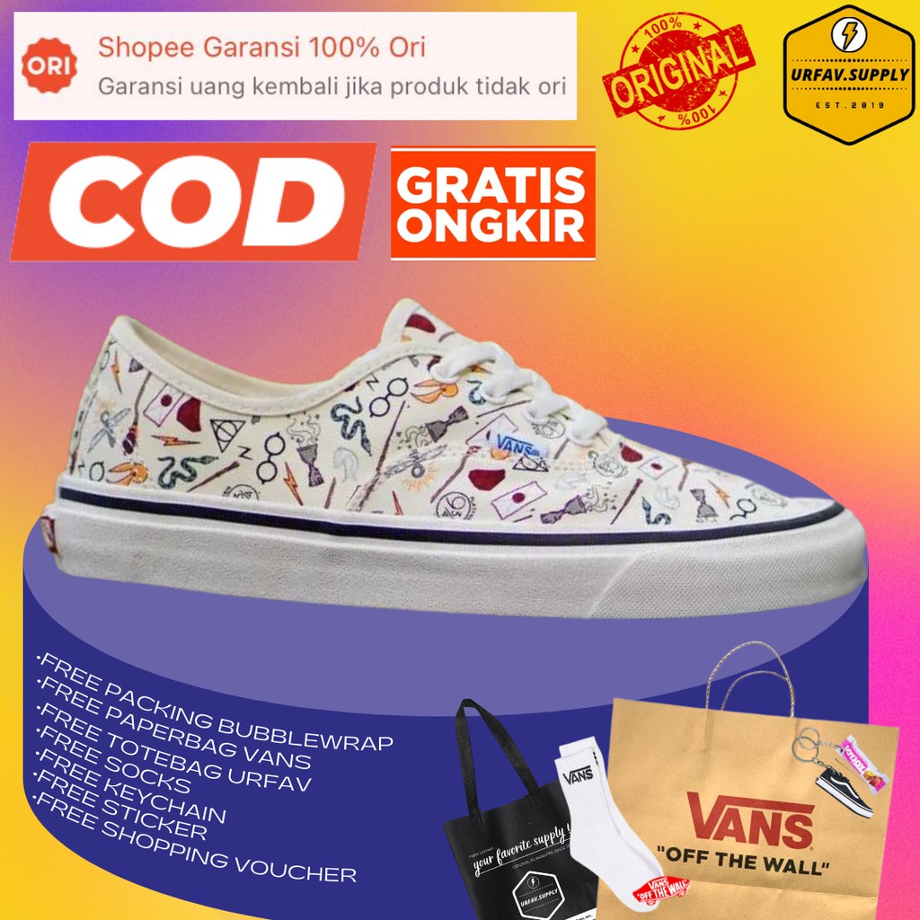 VANS Authentic Anaheim Symbol ORIGINAL BNIB Global Market LEGIT 100% Free Paperbag VANS