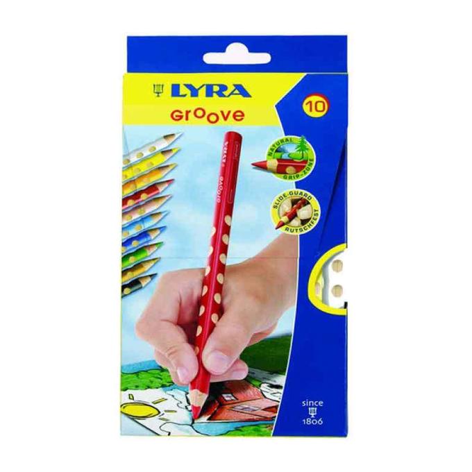 

PERALATAN MENGGAMBAR PENSIL WARNA UNTUK ANAK LYRA GROOVE BESAR ISI 10 PERALATAN LUKIS