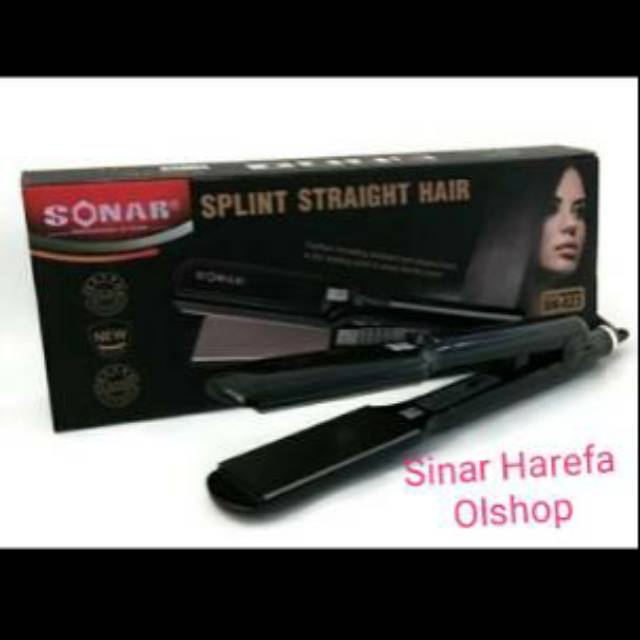 Catokan Rambut Sonar SN-823 Pelurus Rambut/Splint Straight Hair SN-823 Bersuhu