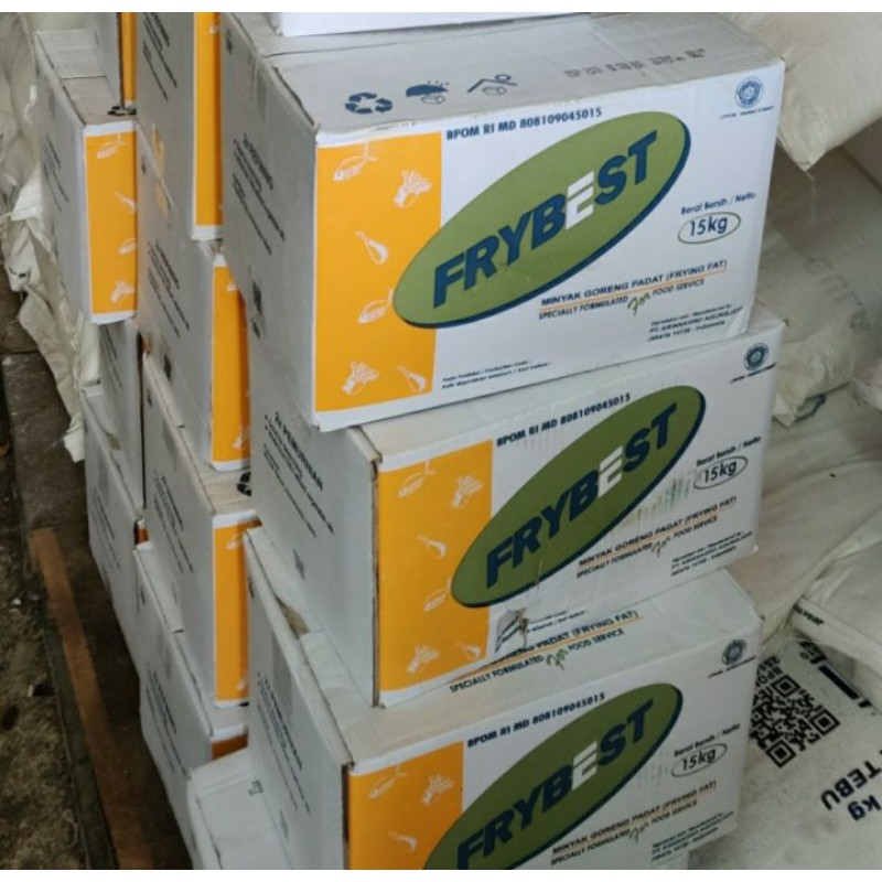 

Frybest Minyak Goreng Padat 15kg DUS Gojek Grab
