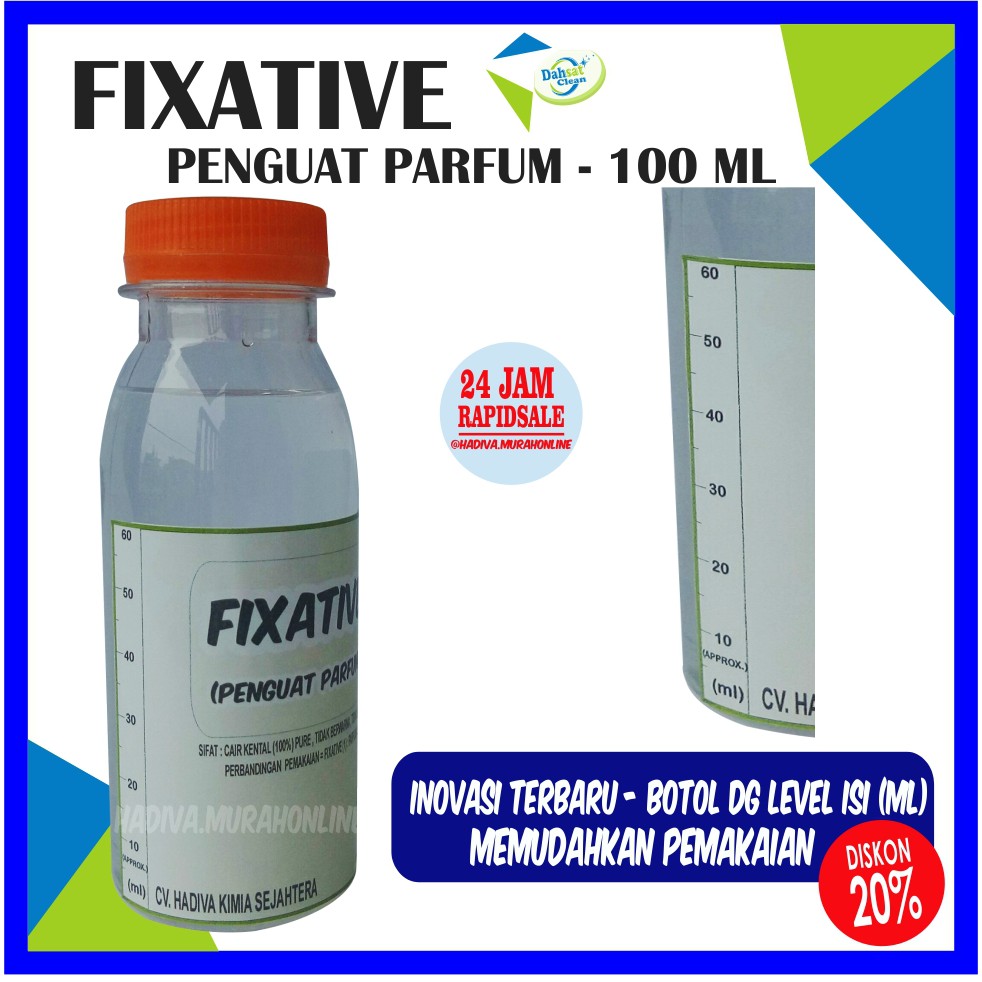 FIXATIVE MURNI PENGUAT PENGIKAT PARFUM  MINYAK WANGI DAN BISA JG DI SABUN DETERGENT- KEMASAN 100 GRM