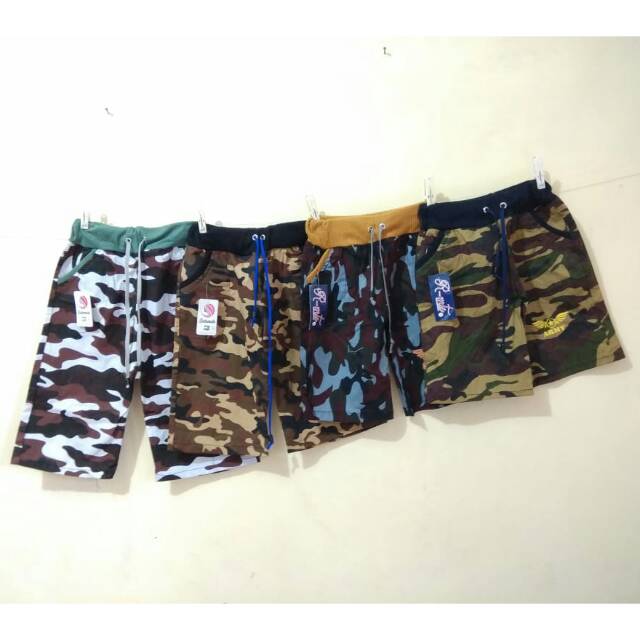 Celana Pendek Anak Army Size S, M, L, XL