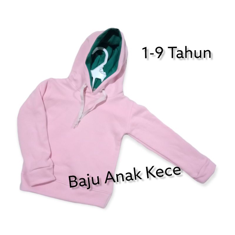 Hoodie Anak Sweater Anak Jaket Anak Perempuan Polos