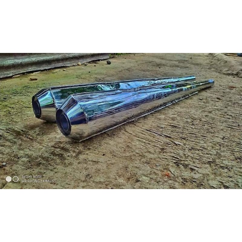 knalpot motor honda cb200-cb125 TERLARIS