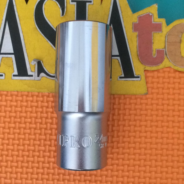 (WIPRO) Kunci Sock Panjang 24mm 6pt 1/2" (sok LONG)