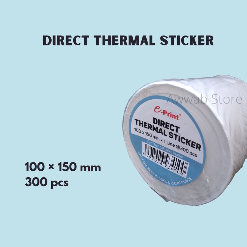 

Label Thermal Sticker 100x150 Termal Stiker