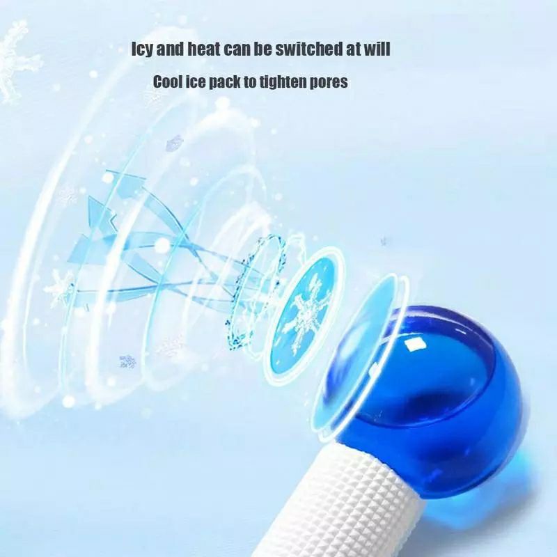 Ice Globe Roller Facial skincare cold roller massage facial ice ball Bola es alat pijat wajah