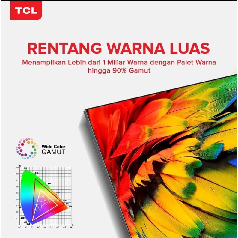 Smart Google TV TCL 50A50 50&quot; Inch 4K Frameless 50A50 New Garansi Resmi(MEDAN / LUAR KOTA)