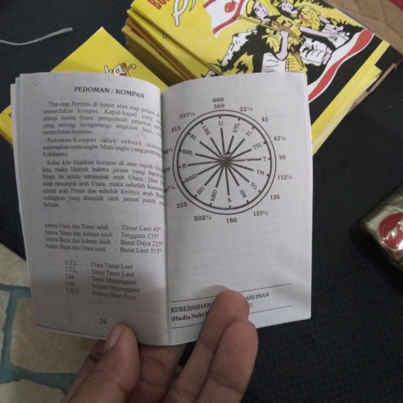 Buku saku Pramuka umum kuning