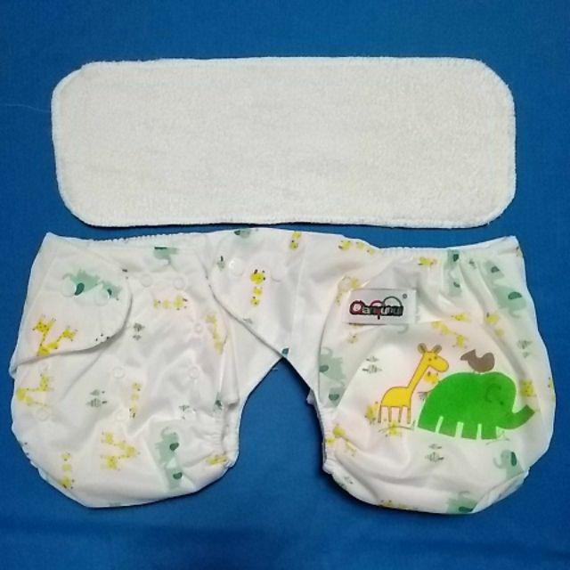 CLODI Cloth PREMIUM Diaper POLOS &amp; MOTIF Free Size Reliable Celana Model Motif cloudy RGM-10150