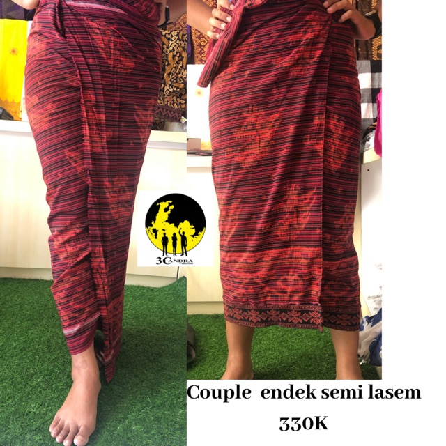 Kamen Couple endek semi mastuli lasem